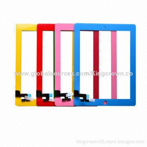 Original Touch Screen Digitizer for iPad 2/3/4, Blue/Pink/Red/Orange/Green